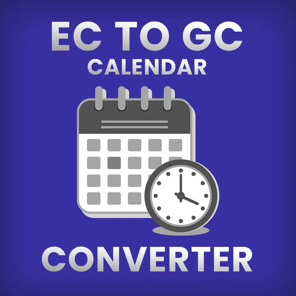 Ethiopian to Gregorian Converter